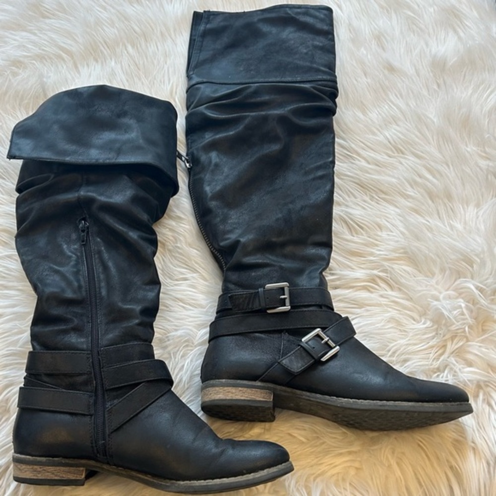 Black Over the Knee Boots